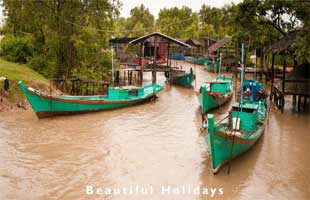 typical scenery of cambodia